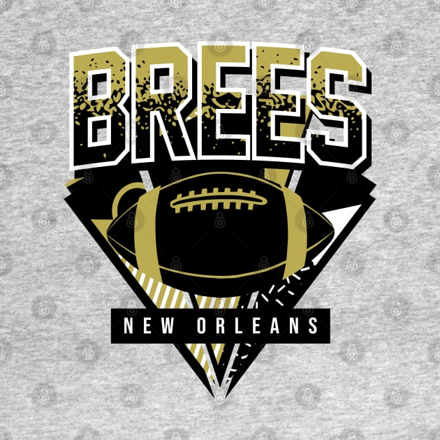 Brees Throwback New Orleans Football by funandgames